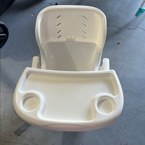 White Kids Booster Seat